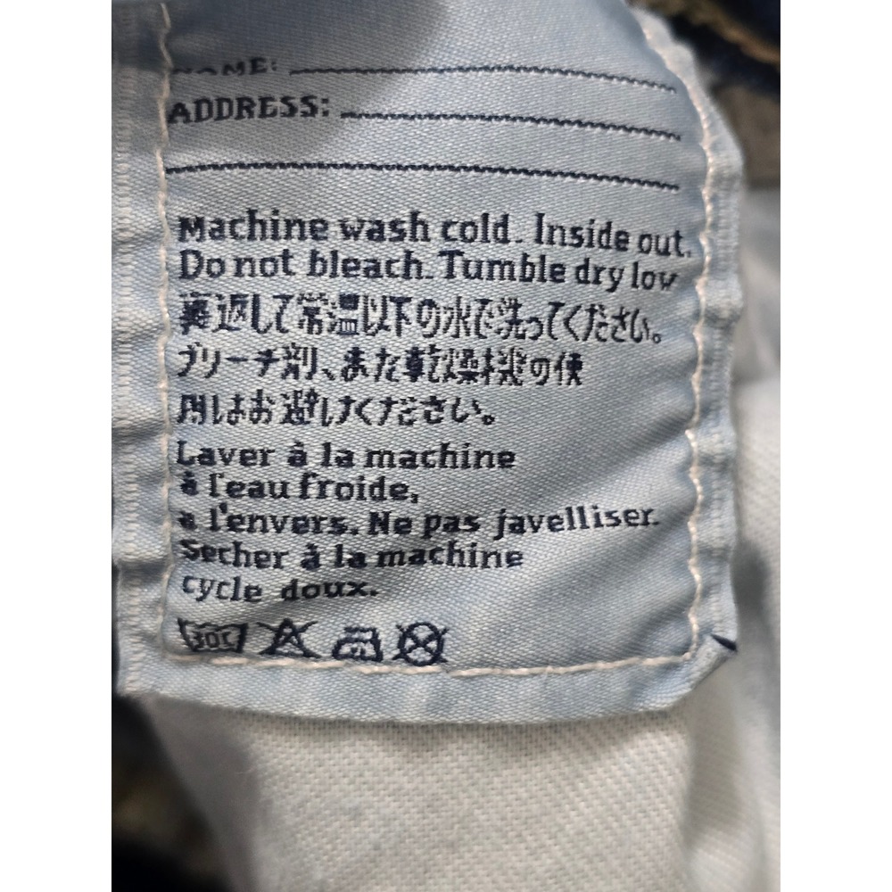 AG Adriano Goldschmied The Stilt Roll Up Cigarette Jeans Distressed Blue Size 29 - Picture 10 of 11